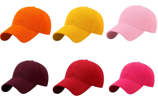 Baseball Hats - Solid Colors - Match your swimwear and for Carnival outfits