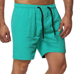 Men's Medium Length Shorts Dark Green