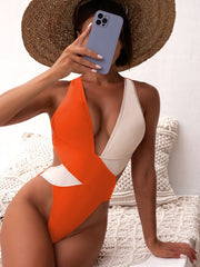 Brylee One Piece Two Toned Orange