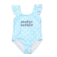 Allison Blue Dots One Piece