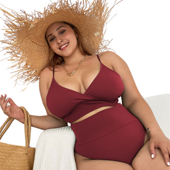 Anastasia Swimsuit - Dark Red