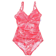 Bailey Red Floral Plus One Piece