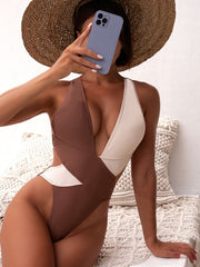 Brylee One Piece Two Toned Brown