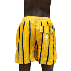 Yellow and Black Playboy Bunny Shorts
