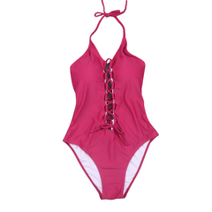 Andromeda Cross String One Piece Dark Red