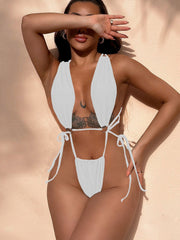 Maddie Monokini Skimpy White