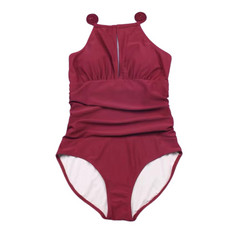 Amaya Burgundy One Plus Piece