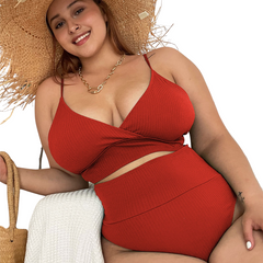 Anastasia Swimsuit - Orange Red
