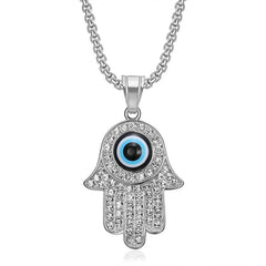 All Seeing Silver Pendant