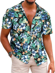 Daniel Black and Green Floral