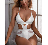 Adina White Monokini