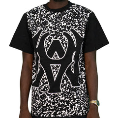 Black and White Spot Graphic T-Shirt