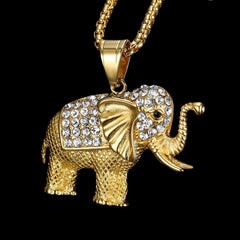 Gold Elephant Pendant