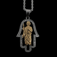 Gold Mary Pendant