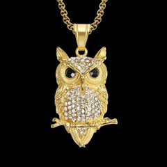 Gold Owl Pendant