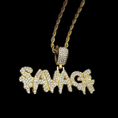 Gold Savage Pendant