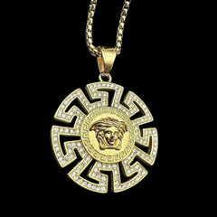 Gold Versace Pendant