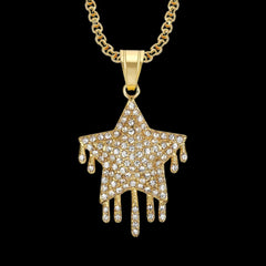 Golden Star - Drip Pendant