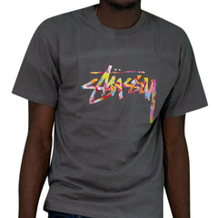 Grey with Colorful Words