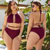 Amelia Bikini Burgundy Red