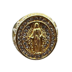 JW007-16-Gold and Diamond Oval