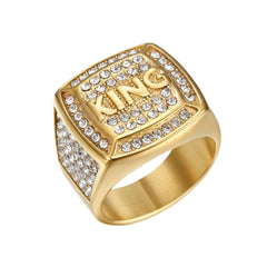 JW007-38-King Gold With Diamonds