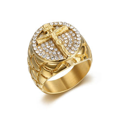 JW007-04-Round with Diamond & Cross