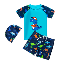Aiden Blue Dinosaur Swim Set