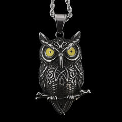 Owl Pendant Silver