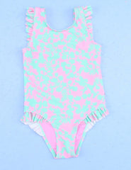 Adair Mint and Pink One Piece