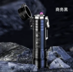 Portable Flashlight Dual Arc Lighter