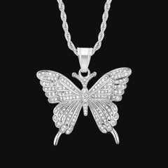 Silver Butterfly Pendant