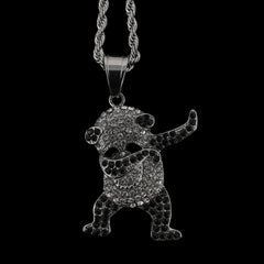 Silver Panda Pendant