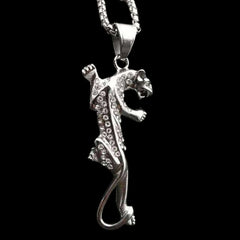 Silver Panther Pendant