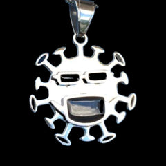 Silver Virus Pendant