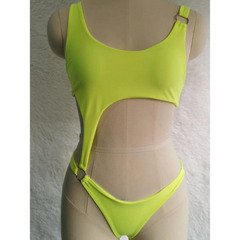 Kamila Neon Yellow Monokini