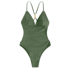 Angelique Swimsuit Olive Green