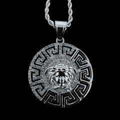 Versace Silver Round