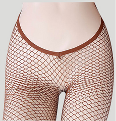 V Cut Carnival Stockings Salmon Color