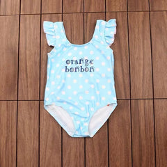 Allison Blue Dots One Piece