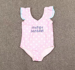 Allison Pink Dots One Piece