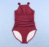 Amaya Burgundy One Plus Piece