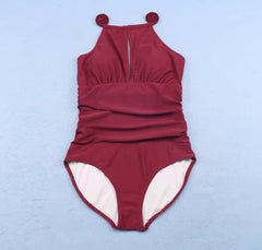 Amaya Burgundy One Plus Piece