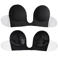 U Shape Adhesive Bra Black