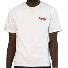 White, Red & Black Graphic Tee