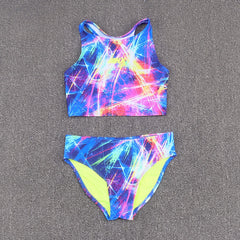Marlo Blue Lights Print Two Pieces