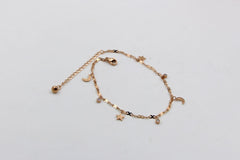 Lya Anklets Stainless Steel Ladies Gold 50ec
