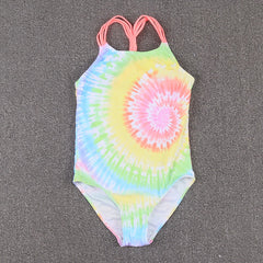 Kaede Colorful Swirl One Piece B