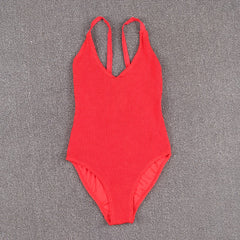 Dominica Red One Piece