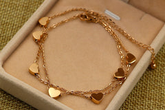 Éléanor Anklets Stainless Steel Ladies Gold 50ec